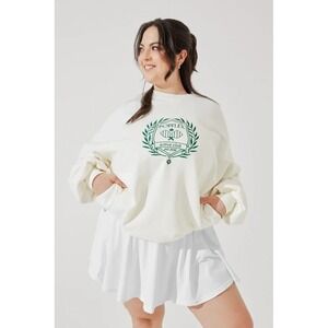 Popflex Cloud Sweatshirt Crewneck Pockets Sz 1X / 3X Active Club Pickle Ball